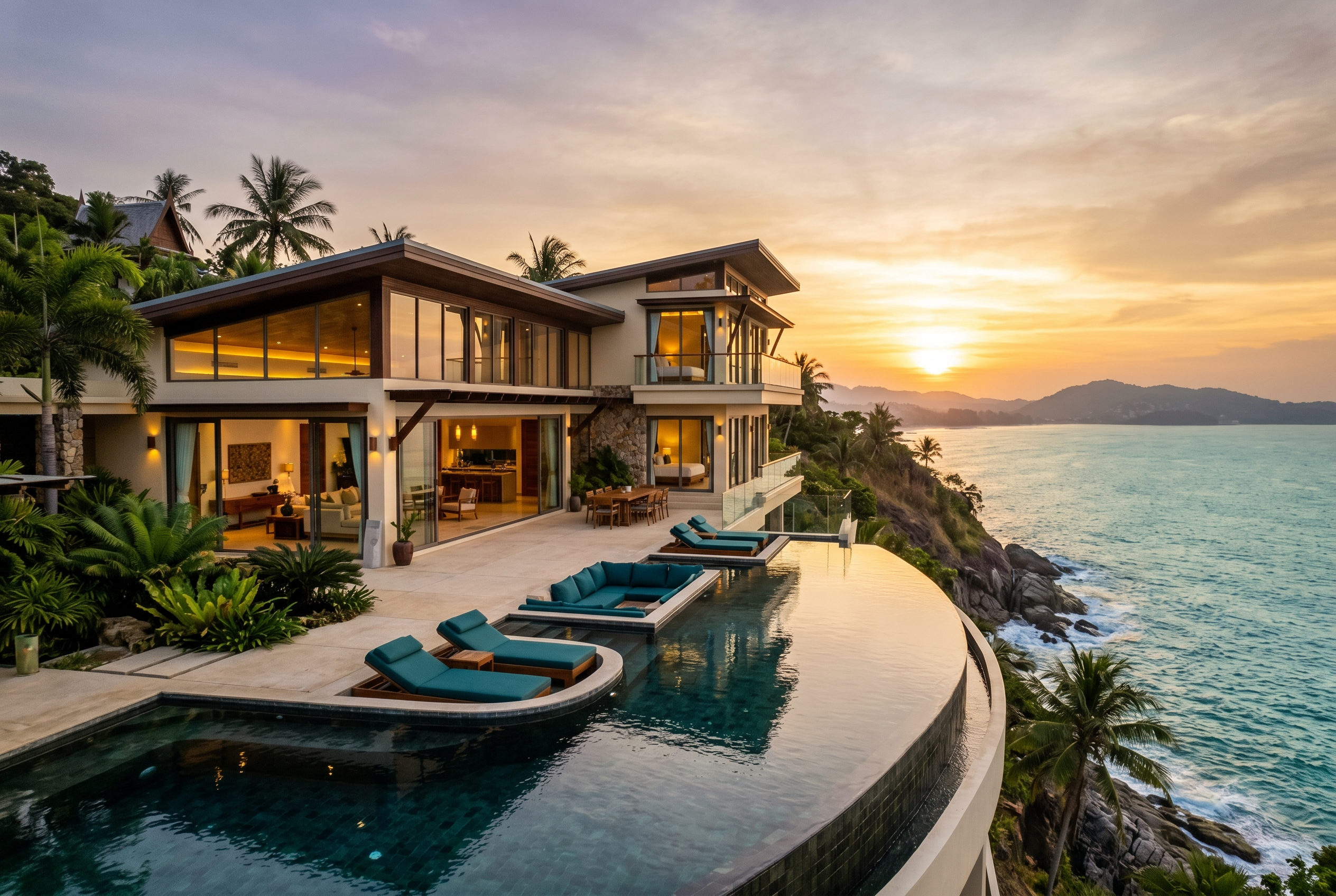 Karon Cliff House — Sunset Side